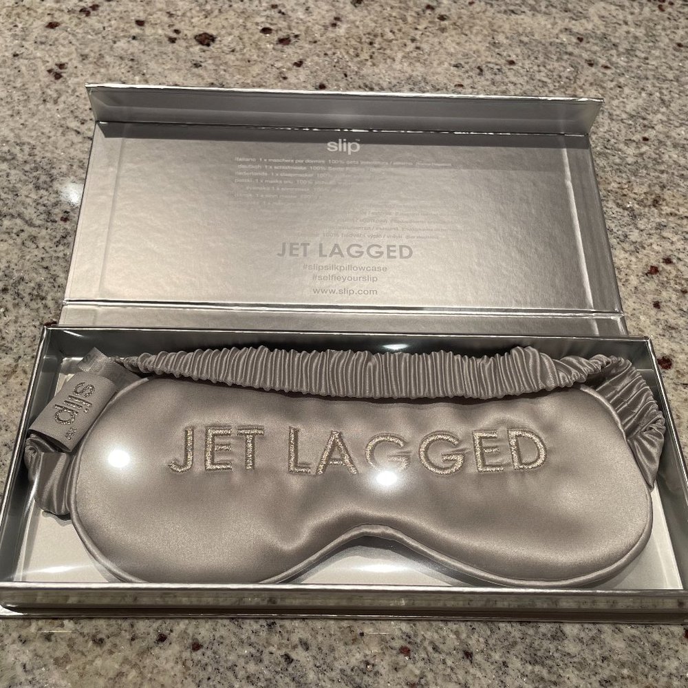 Silk Jet Lagged Sleep Mask from Slip